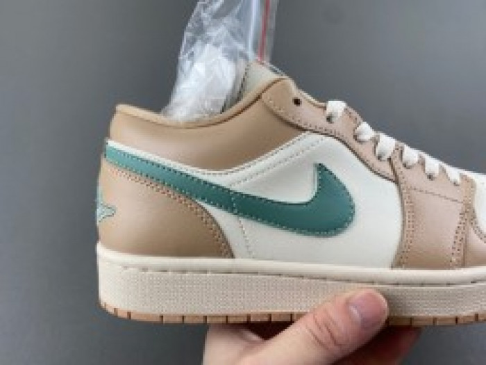 Air Jordan 1 Low Light Orewood Brown Hemp DC0774-130