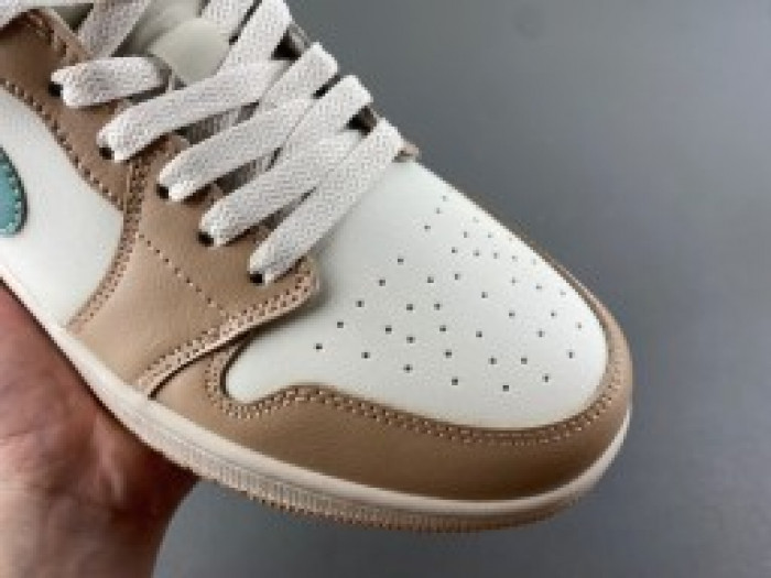 Air Jordan 1 Low Light Orewood Brown Hemp DC0774-130