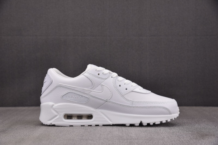 Nike Air Max 90 Leather Triple White CZ5594-100