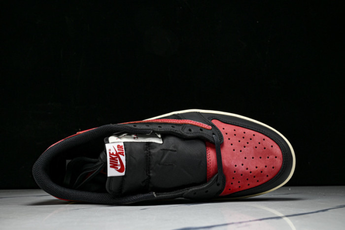 Travis Scott x AIR Jordan 1 Low Black Red DM7866-061