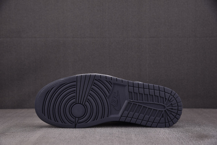 Air Jordan 1 Low White/Dark Blue Grey/Purple 553558-145
