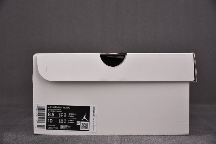 Air Jordan 4 Retro “Pure Money” Orange Metallic CT8527-118