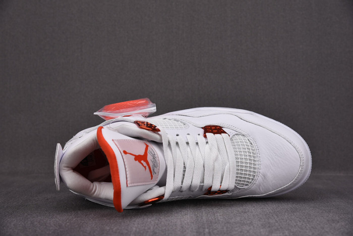 Air Jordan 4 Retro “Pure Money” Orange Metallic CT8527-118