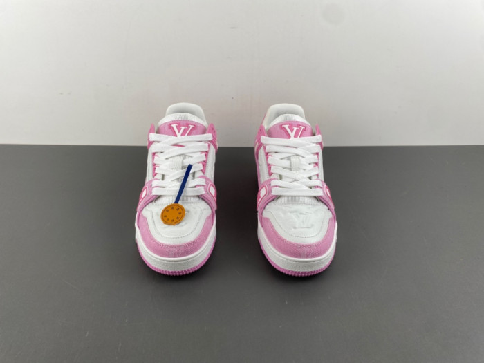 LV TRAINER SNEAKER (Denim fabric)