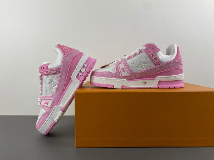 LV TRAINER SNEAKER (Denim fabric)